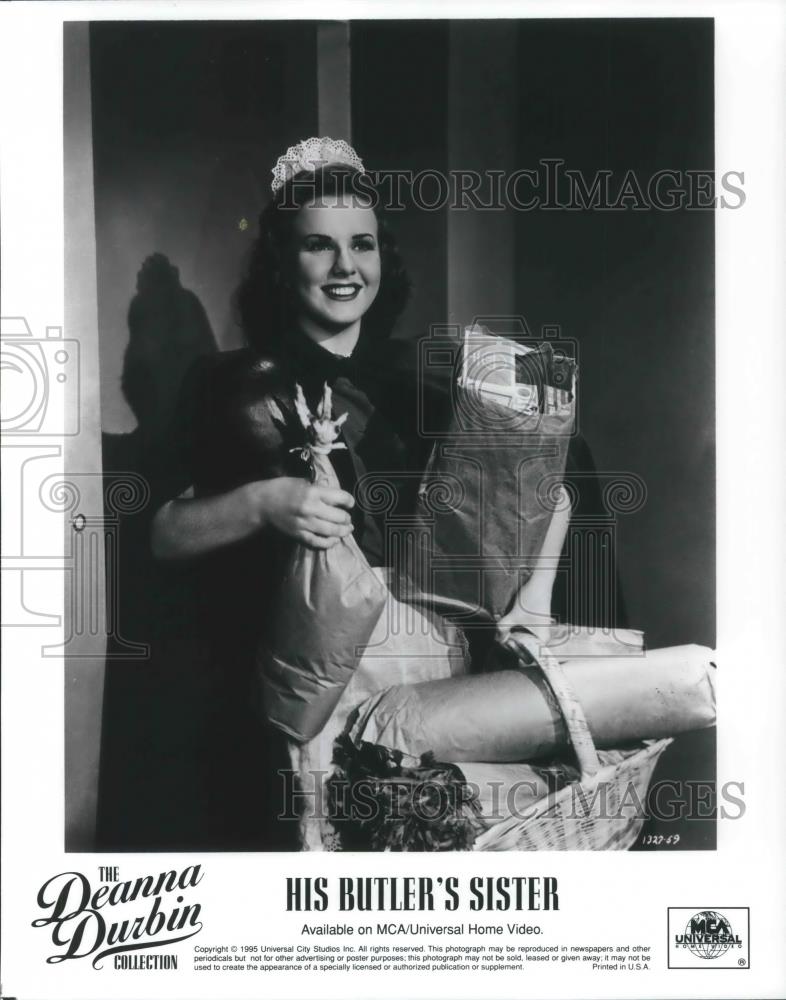 1996 Press Photo Deanna Durbin in His Butler's Sister - cvp03325 - Historic Images