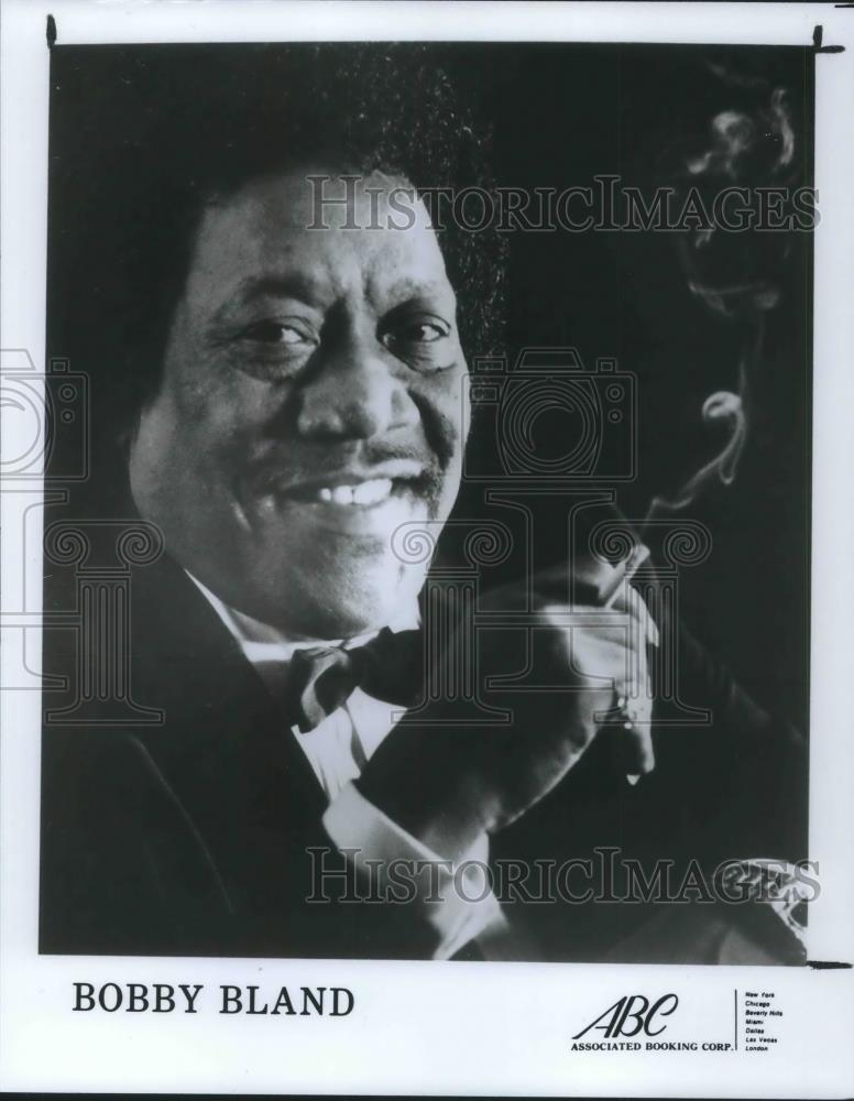 Press Photo Bobby Blue Bland Blues Soul Singer Songwriter Arranger Bandleader - Historic Images