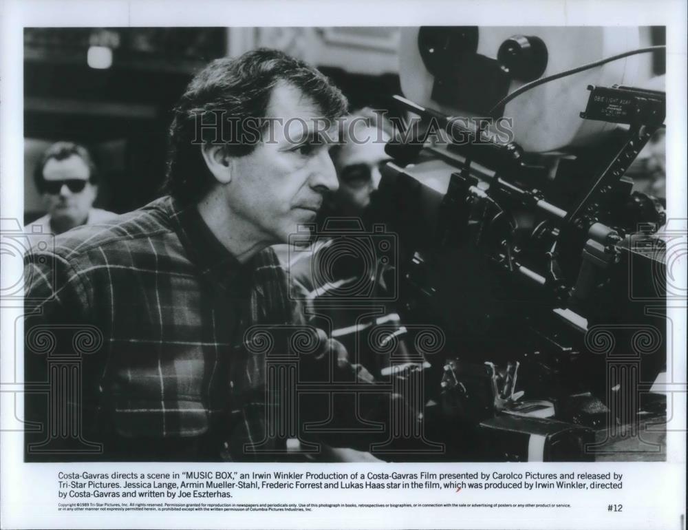1989 Press Photo Costa-Gavra Director of Music Box - cvp02731 - Historic Images