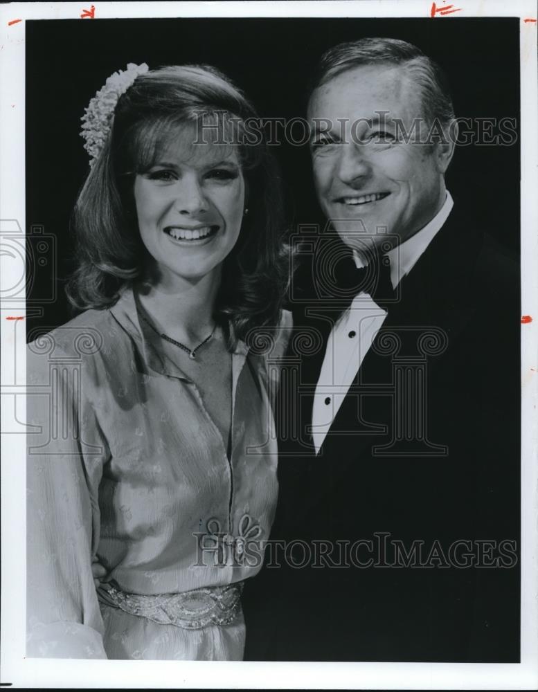 1981 Press Photo Gene Kelly &amp; Debbie Boone - cvp00932 - Historic Images