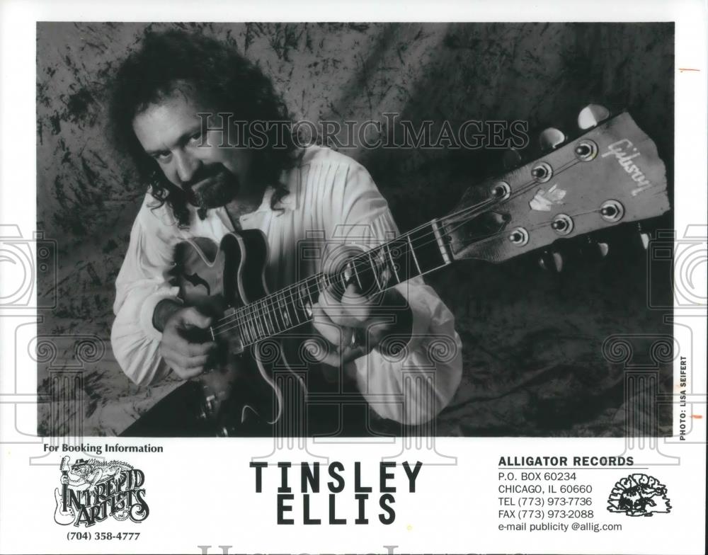 1997 Press Photo Tinsley Ellis Blues Rock Singer Guitarist Musician - cvp05014 - Historic Images