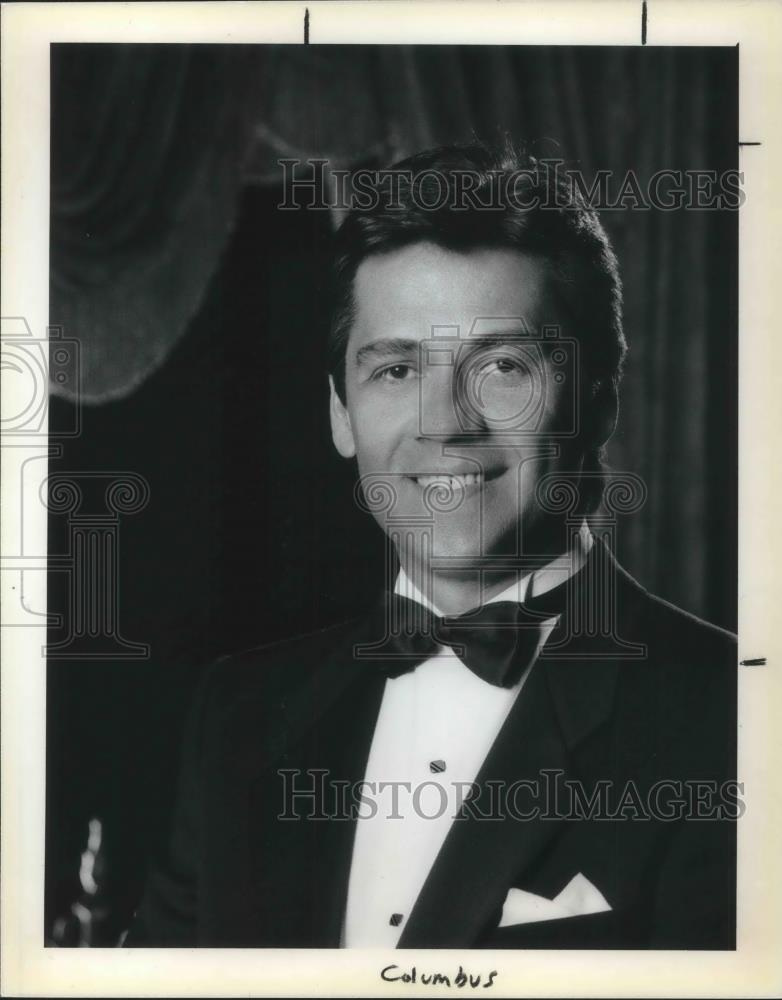 1990 Press Photo Christian Badea Columbus Symphony Conductor - cvp14399 - Historic Images