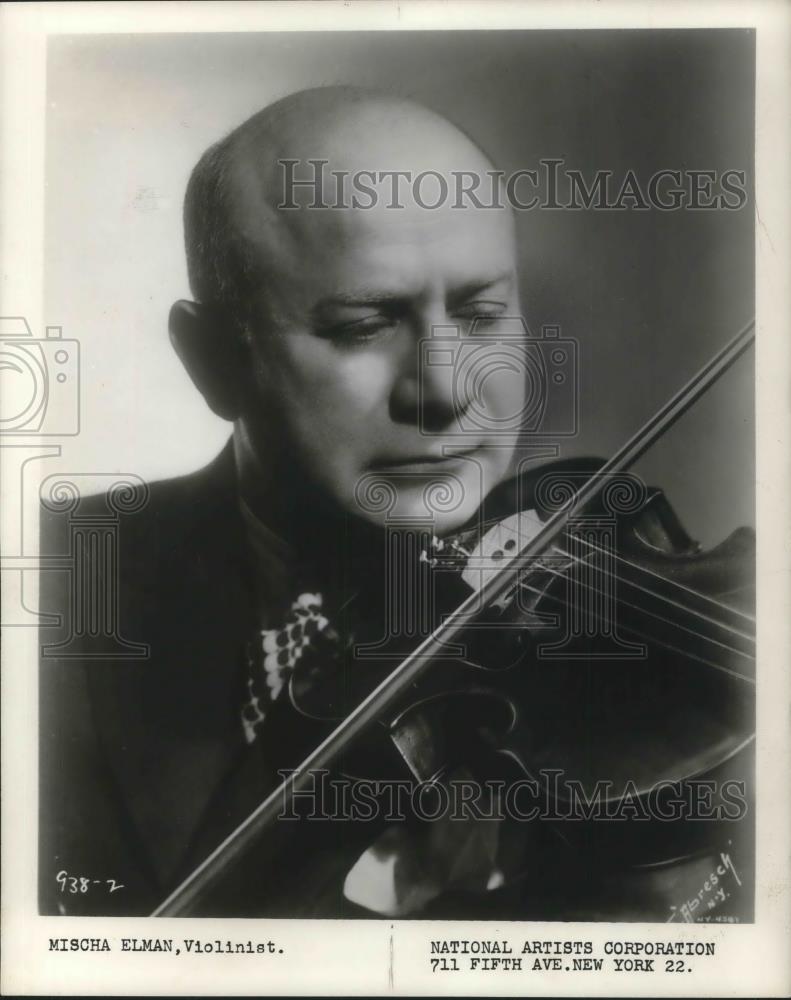 1959 Press Photo Mischa Elman Vioinist - cvp04578 - Historic Images
