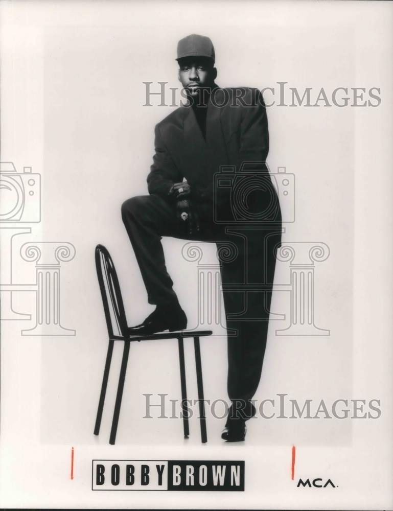 1992 Press Photo Bobby Brown R&B Singer Songwriter Dancer - cvp07277 - Historic Images