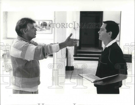 1985 Press Photo Christoph von Dohnanyi Director Cleveland Orchestra - cvp04907 - Historic Images