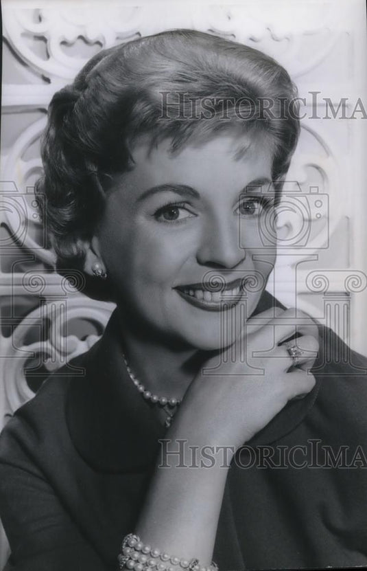 Press Photo Dorothy Collins Canadian American Singer Actress - cvp04501 - Historic Images