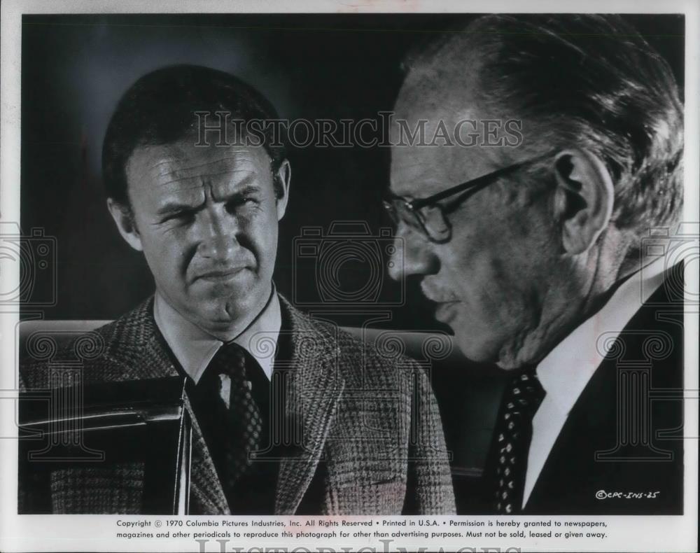 1971 Press Photo Gene Hackman and Melvyn Douglas in I Never Sang for My Father - Historic Images