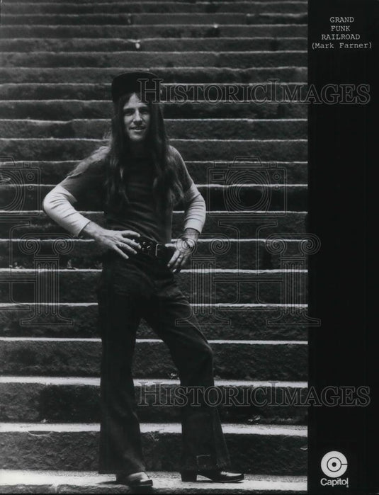 1971 Press Photo Mark Farner of Grand Funk Railroad - cvp12878 - Historic Images