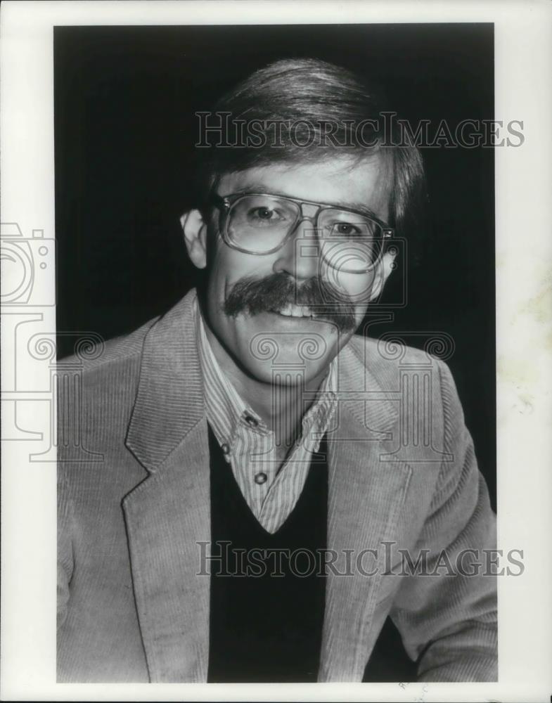 1986 Press Photo Bill Harris British music presenter - cvp16180 - Historic Images