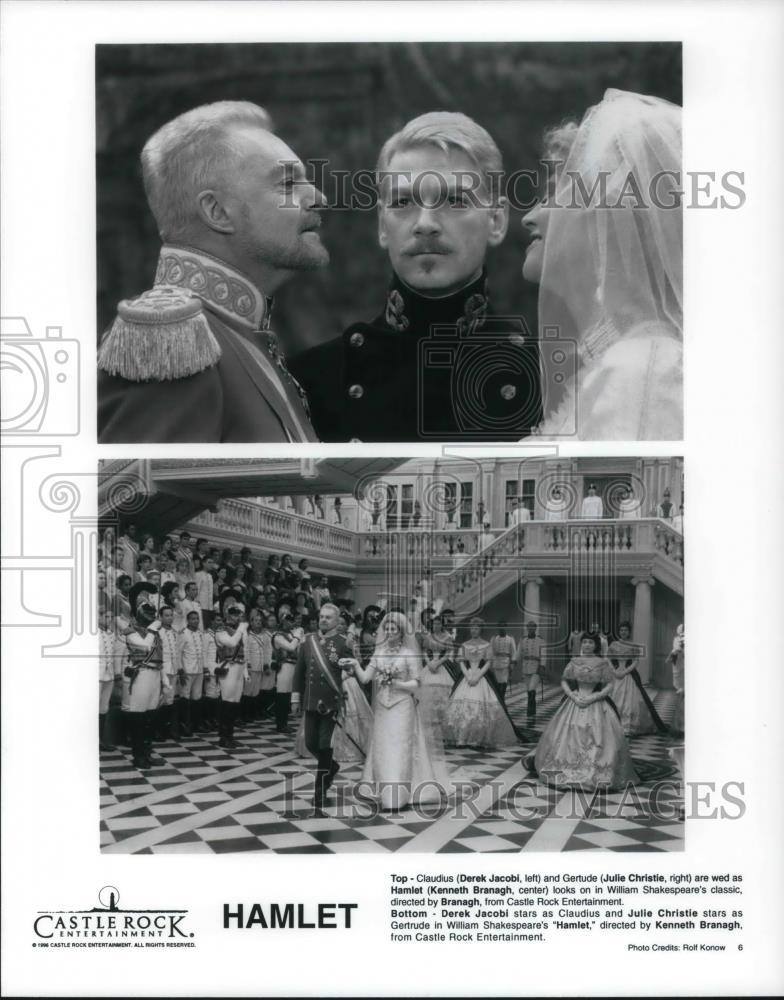 1997 Press Photo Dereck Jacobi and Julie Christie in Hamlet - cvp19864 - Historic Images