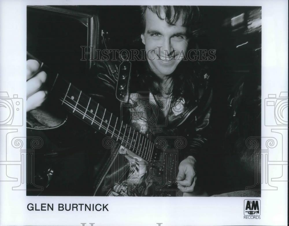 1988 Press Photo Glen Burtnick Rock Singer Songwriter Guitarist for the Styx - Historic Images