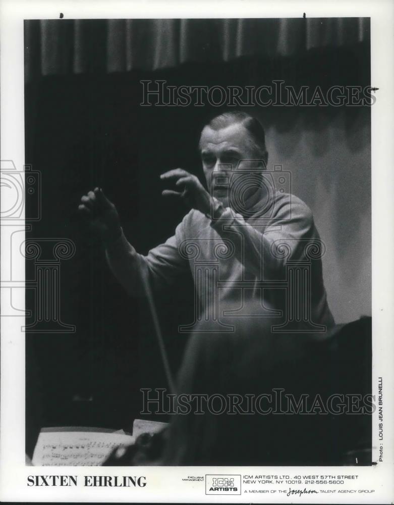 1982 Press Photo Sixten Ehrling - cvp06438 - Historic Images