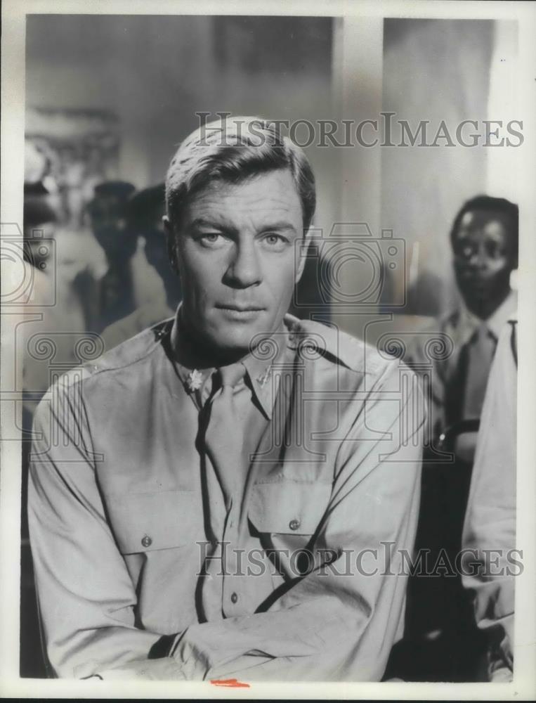 1966 Press Photo Peter Graves stars in Court Marshall TV series - cvp13287 - Historic Images