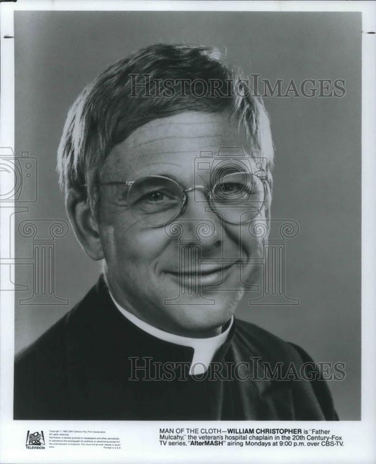 1984 Press Photo William Christopher in AfterMASH - cvp07374 - Historic Images