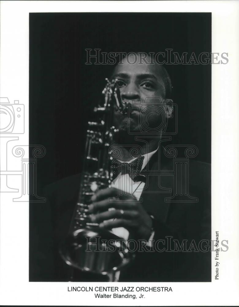 1999 Press Photo Walter Blanding Jr. Saxphonist Lincoln Center Jazz Orchestra - Historic Images