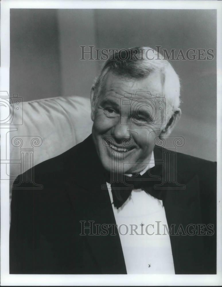 Press Photo Johnny Carson of The Tonight Show with Johnny Carson - cvp11110 - Historic Images