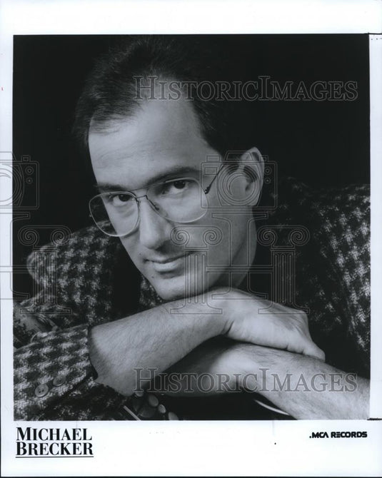 1987 Press Photo Michael Brecker Jazz Saxophonist Composer - cvp00088 - Historic Images