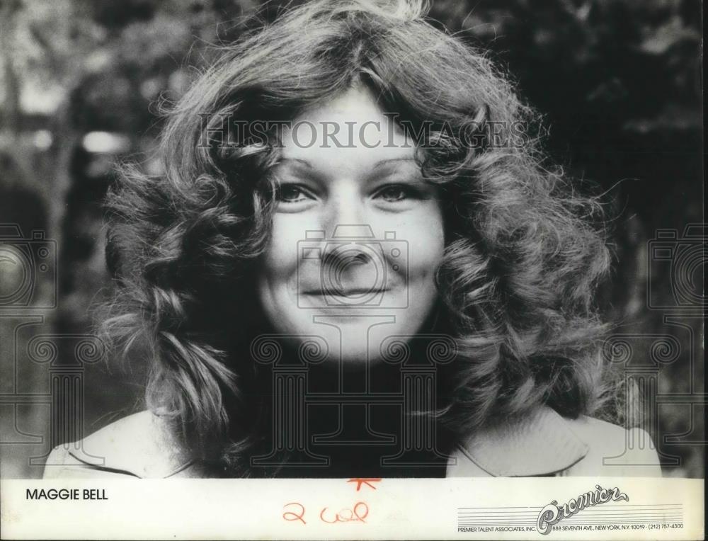 1974 Press Photo Maggie Bell Blues Singer Songwriter - cvp02193 - Historic Images
