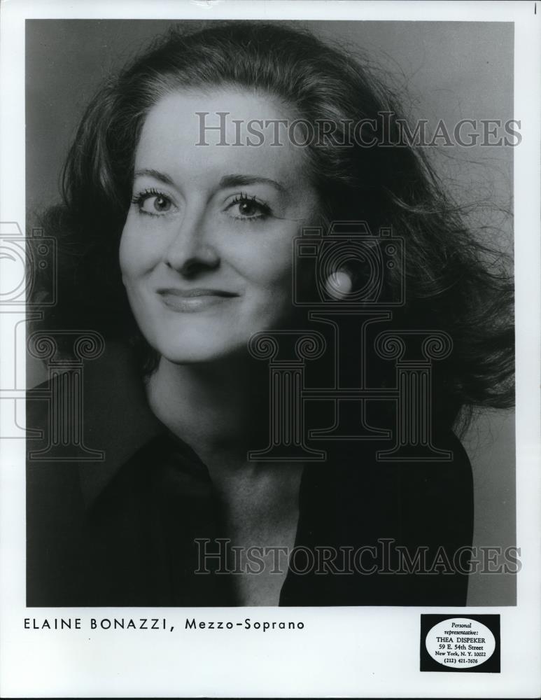 1974 Press Photo Elaine Bonazzi Mezzo-Soprano Opera Singer - cvp01221 - Historic Images