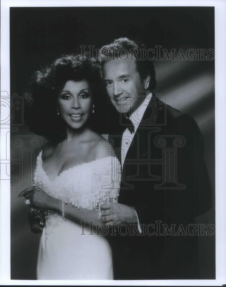 1987 Press Photo Vic Damone and Diahann Carroll - cvp01701 - Historic Images