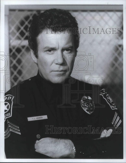 1982 Press Photo William Shatner in TJ Hooker - cvp11275 - Historic Images