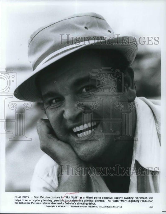 1975 Press Photo Dom Deluise in Hot stuff - cvp04382 - Historic Images