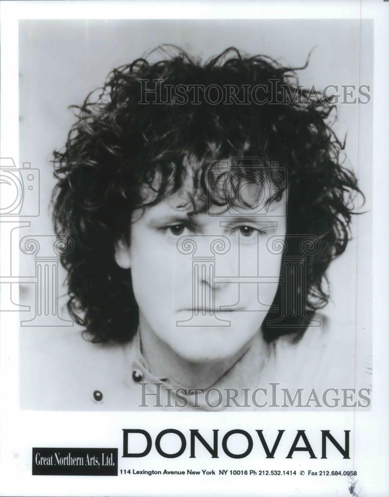 1991 Press Photo Donovan Folk Singer Songwriter Musician Guitarist - cvp03876 - Historic Images