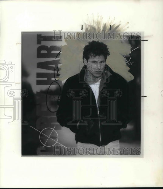 1985 Press Photo Corey Hart Canadian Pop Rock Singer Songwriter Musician - Historic Images