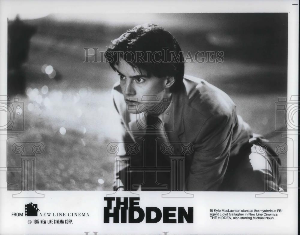 1987 Press Photo Kyle MacLachlan in The Hidden - cvp12507 - Historic Images