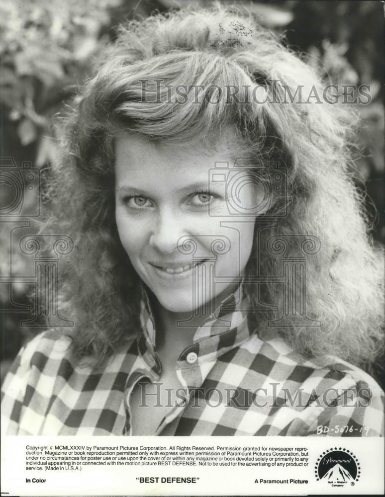 1985 Press Photo Kate Capshaw in Best Defense - cvp08327 - Historic Images