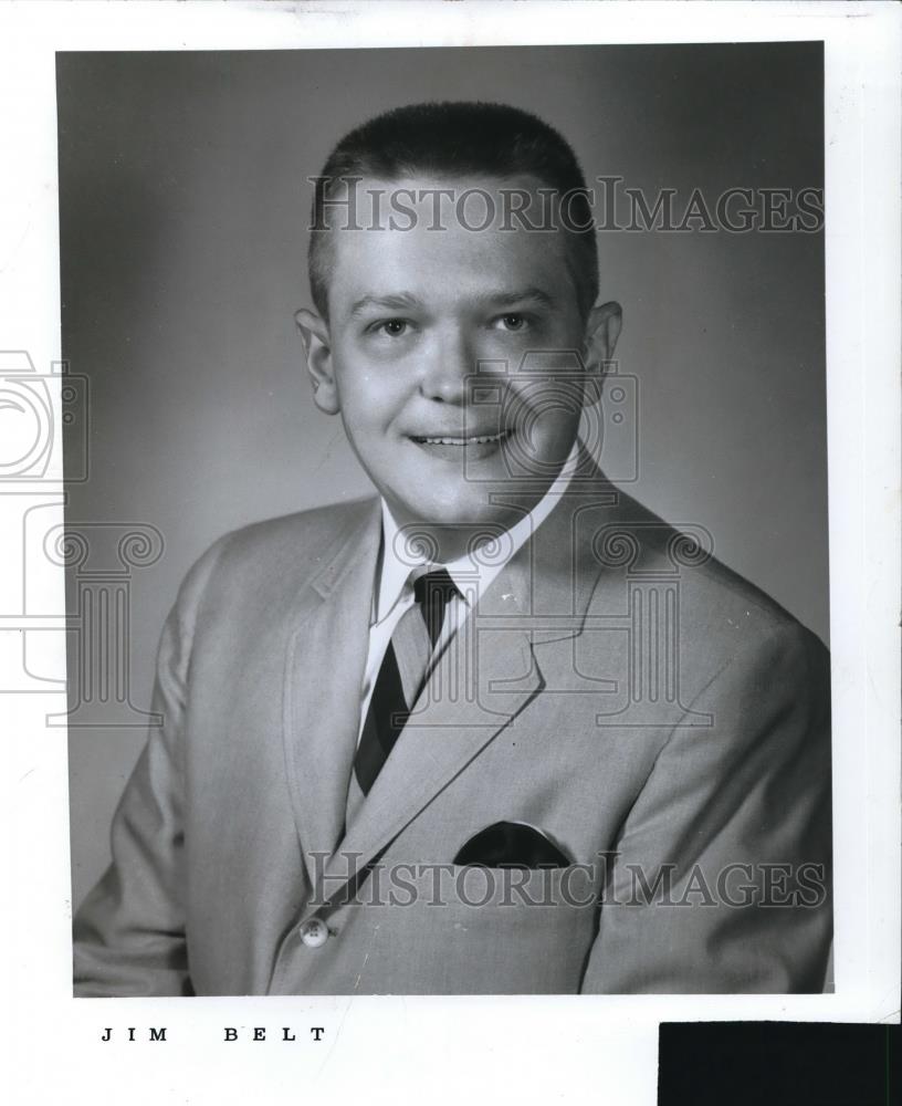 1968 Press Photo Jimmy Belt Cleveland Pianist - cvp00804 - Historic Images