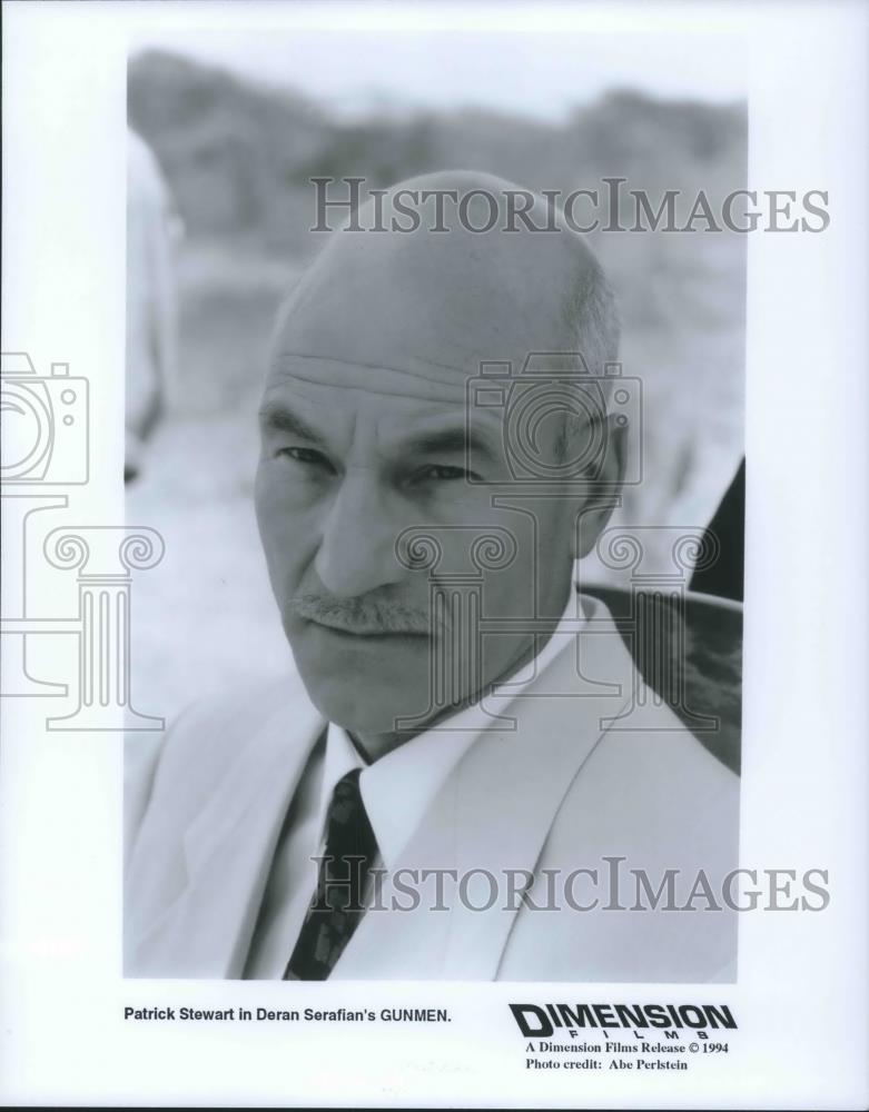 1995 Press Photo Patrick Stewart in Gunmen - cvp10569 - Historic Images