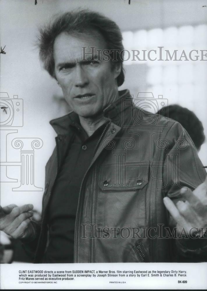 1984 Press Photo Clint Eastwood in Sudden Impact - cvp14451 - Historic Images