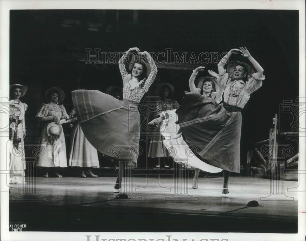 1981 Press Photo The Agnes de Mille Dancers in Oklahoma - cvp06798 - Historic Images