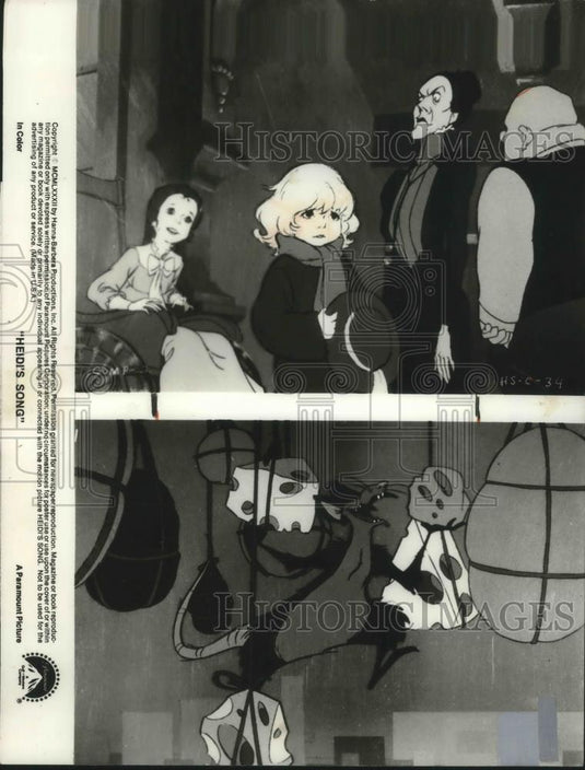 1983 Press Photo Scene from Heidi's Song - cvp11247 - Historic Images