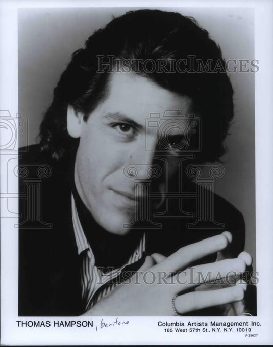 Press Photo Thomas Hampson Lyric Baritone Opera Singer - cvp17330 - Historic Images