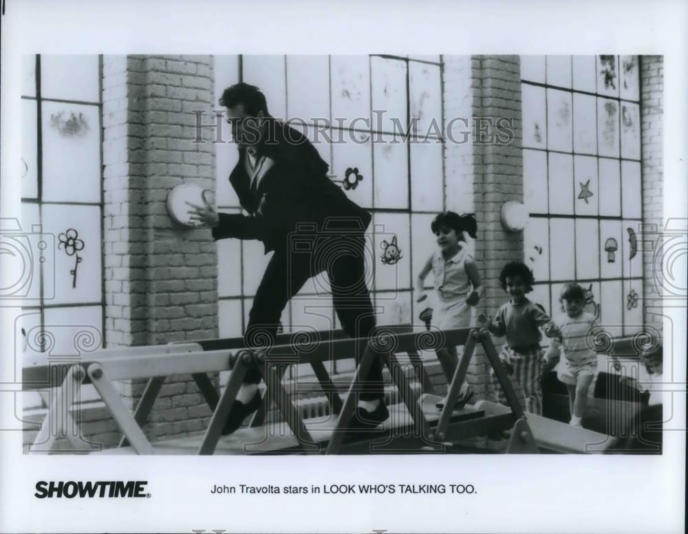 1991 Press Photo John Travolta in Look Who's Talking Too - cvp18490 - Historic Images