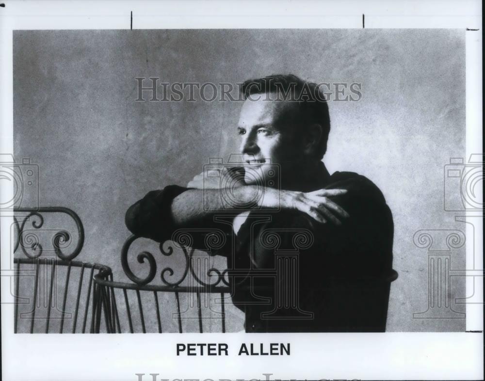 1990 Press Photo Peter Allen Australian songwriter and entertainer - cvp15103 - Historic Images