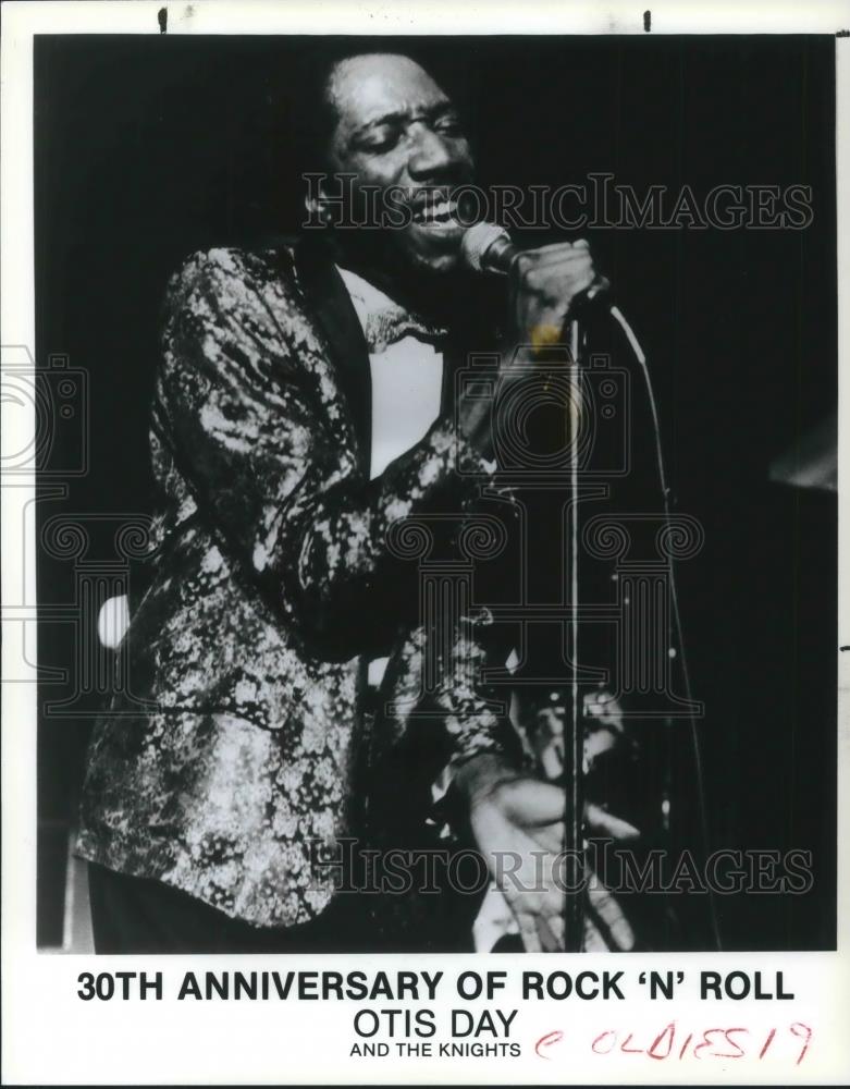 1989 Press Photo Otis Day and the Knights 30th Anniversary of Rock N Roll - Historic Images