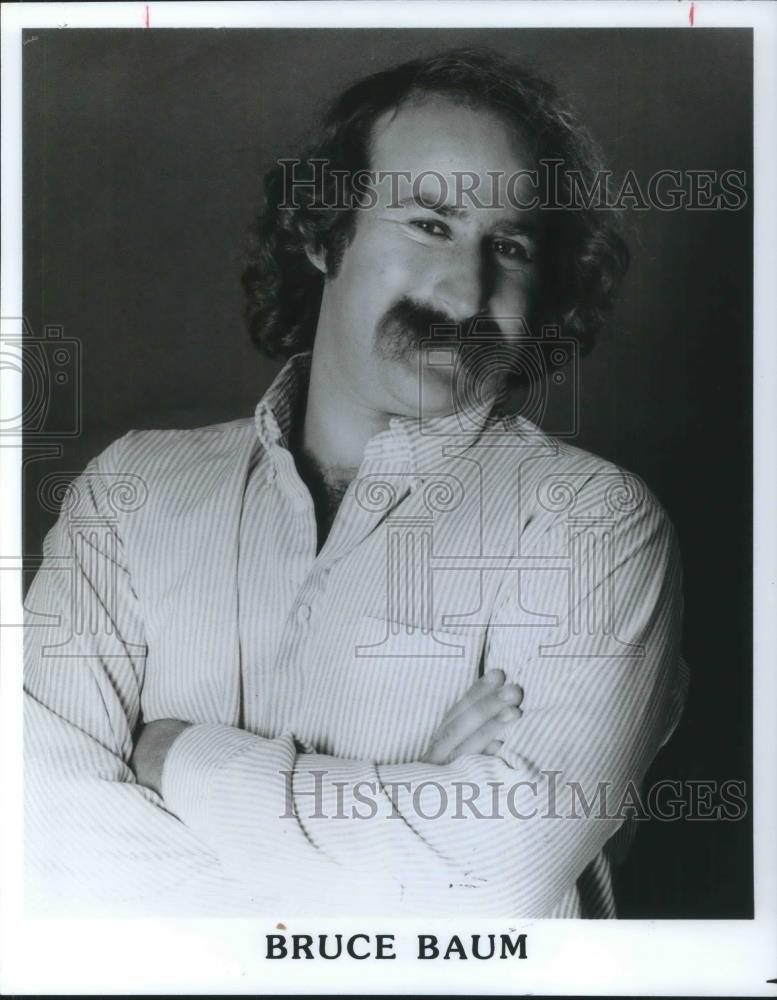 1986 Press Photo Bruce Baum Stand-Up Prop Comedian - cvp05216 - Historic Images