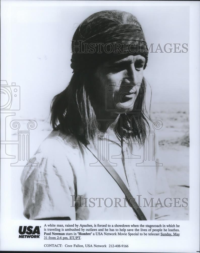 1992 Press Photo Paul Newman Stars in Hombre - cvp11116 - Historic Images