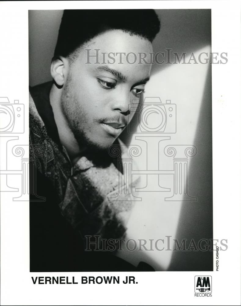 Press Photo Vernell Brown Jr. Jazz Pianist - cvp00187 - Historic Images