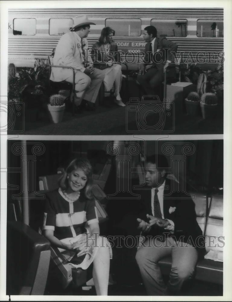 1985 Press Photo Bryant Gumbel &amp; Jane Pauley of Today Show - cvp11049 - Historic Images