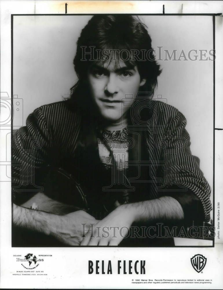 1990 Press Photo Bela Fleck - cvp12882 - Historic Images