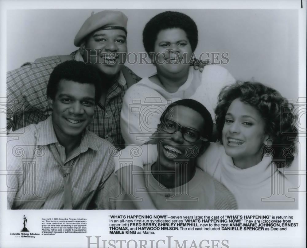 1988 Press Photo Ernest Thomas &amp; Anne-Marie Johnson in What&#39;s Happening Now! - Historic Images