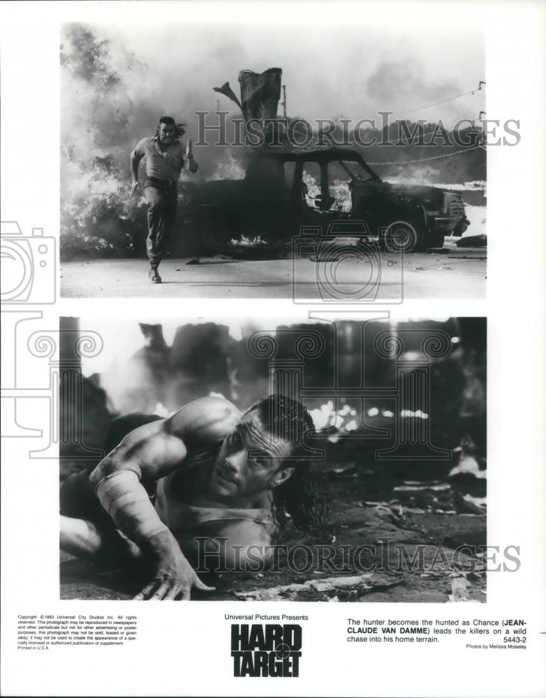 1994 Press Photo Jean-Claude Van Damme in Hard Target - cvp08804 - Historic Images