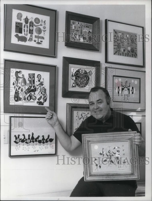 1971 Press Photo Jonathon Winters in Andy Williams Show - cvp19788 - Historic Images