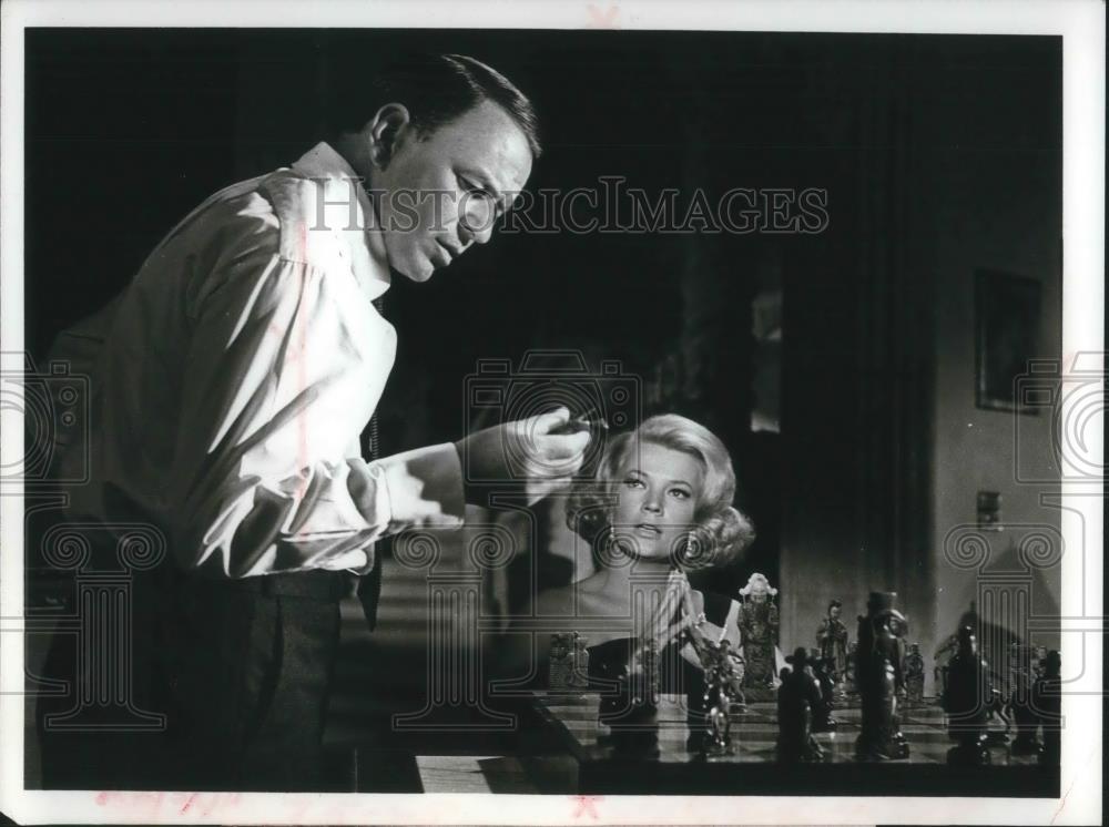 1970 Press Photo Frank Sinatra & Gena Rowlands in Tony Rome - cvp10344 - Historic Images