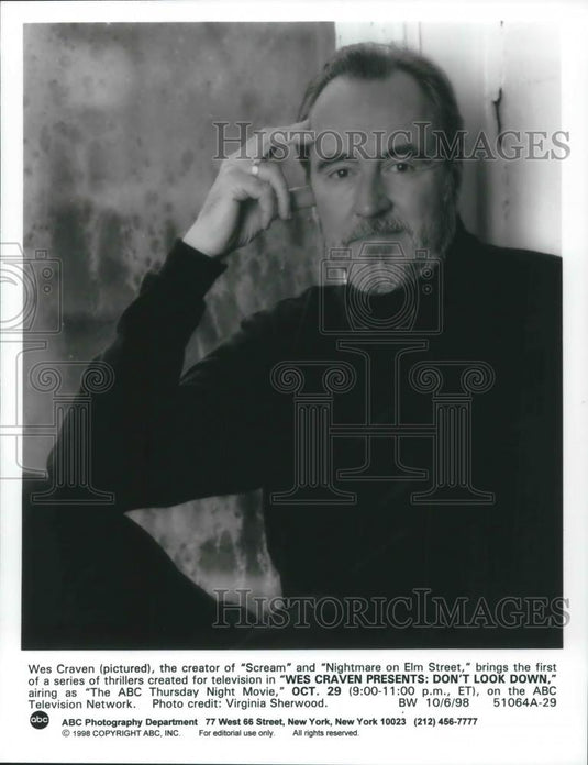 1998 Press Photo Wes Craven in Wes Craven Presents: Don't Look Down - cvp01472 - Historic Images