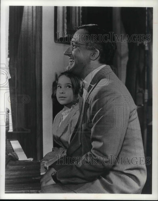 Press Photo Robert Vaughn & Tasha Lee - cvp12025 - Historic Images